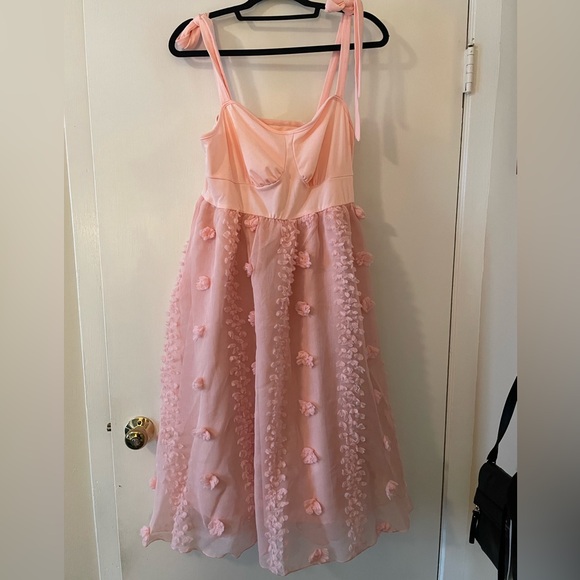 SHEIN pink floral sundress size XL - Picture 4 of 4